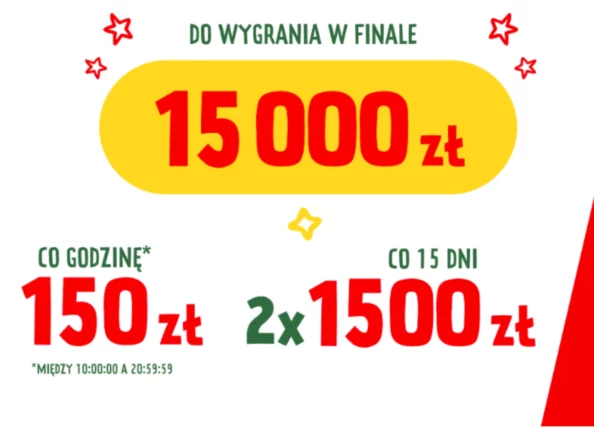 Konkurs Wypasione! Wygraj 15 000 zł, 1 500 zł, 150 zł