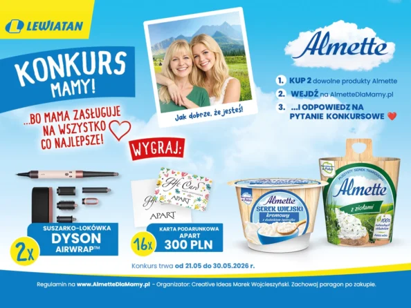 Konkurs Almette Życzenia dla Mamy – Lewiatan